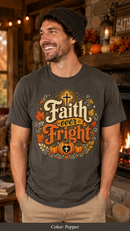 Faith Over Fright Christian Halloween T-Shirt for Fall Festivals-2