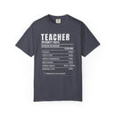Teacher Nutrition Facts Shirt – Funny Teacher Appreciation Gift Tee – Christian Teacher Back to School Shirt-12