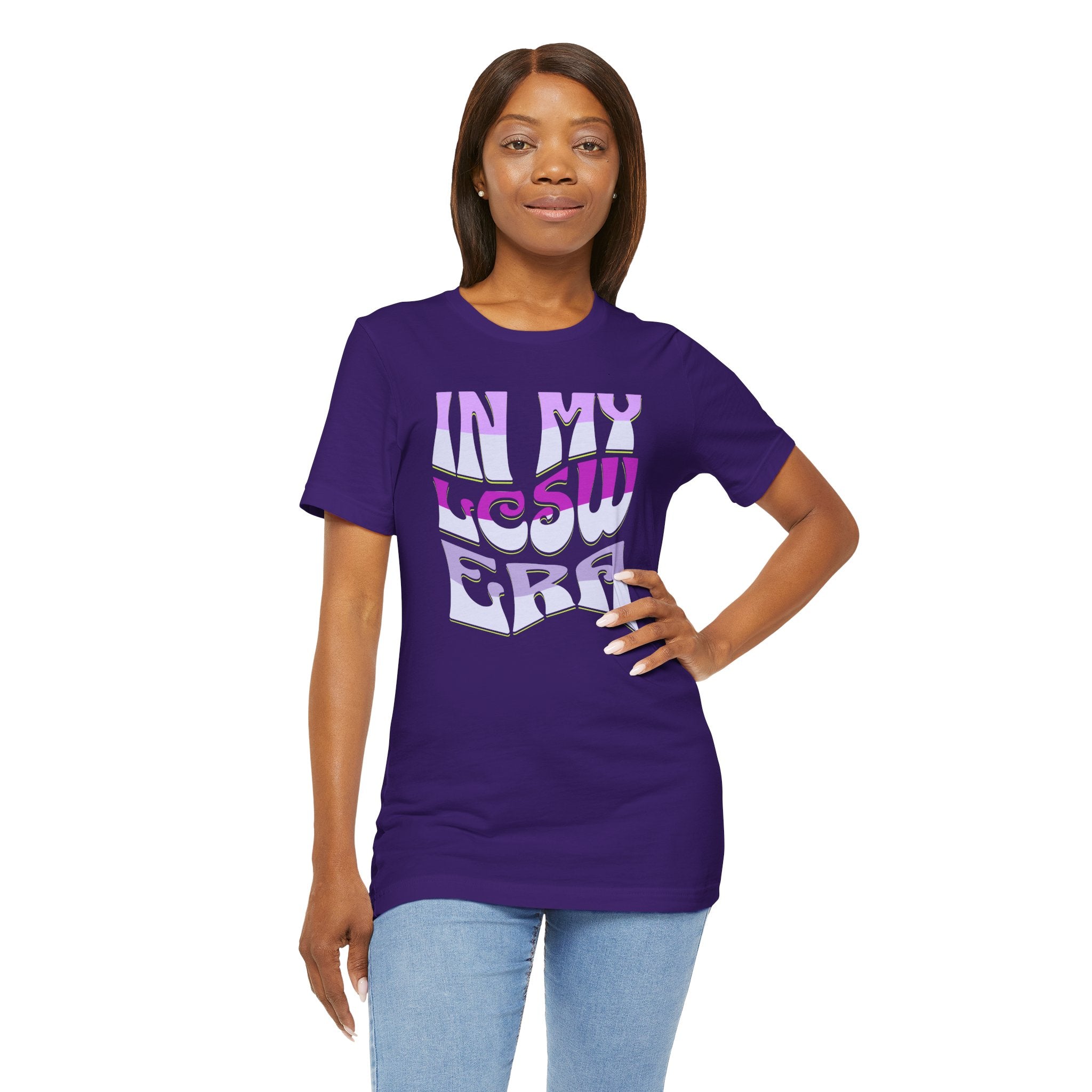 Social Worker Stylish Graphic Tee with 'In My Era' Design, Unisex Casual T-Shirt for Licened Clinical Social Workers
