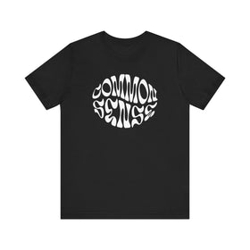 Common Sense Unisex Tee - Retro Casual Streetwear Graphic T-Shirt