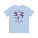 Trust in God Front & Back Christian T-Shirt – Jeremiah 17:7 Bible Verse-8