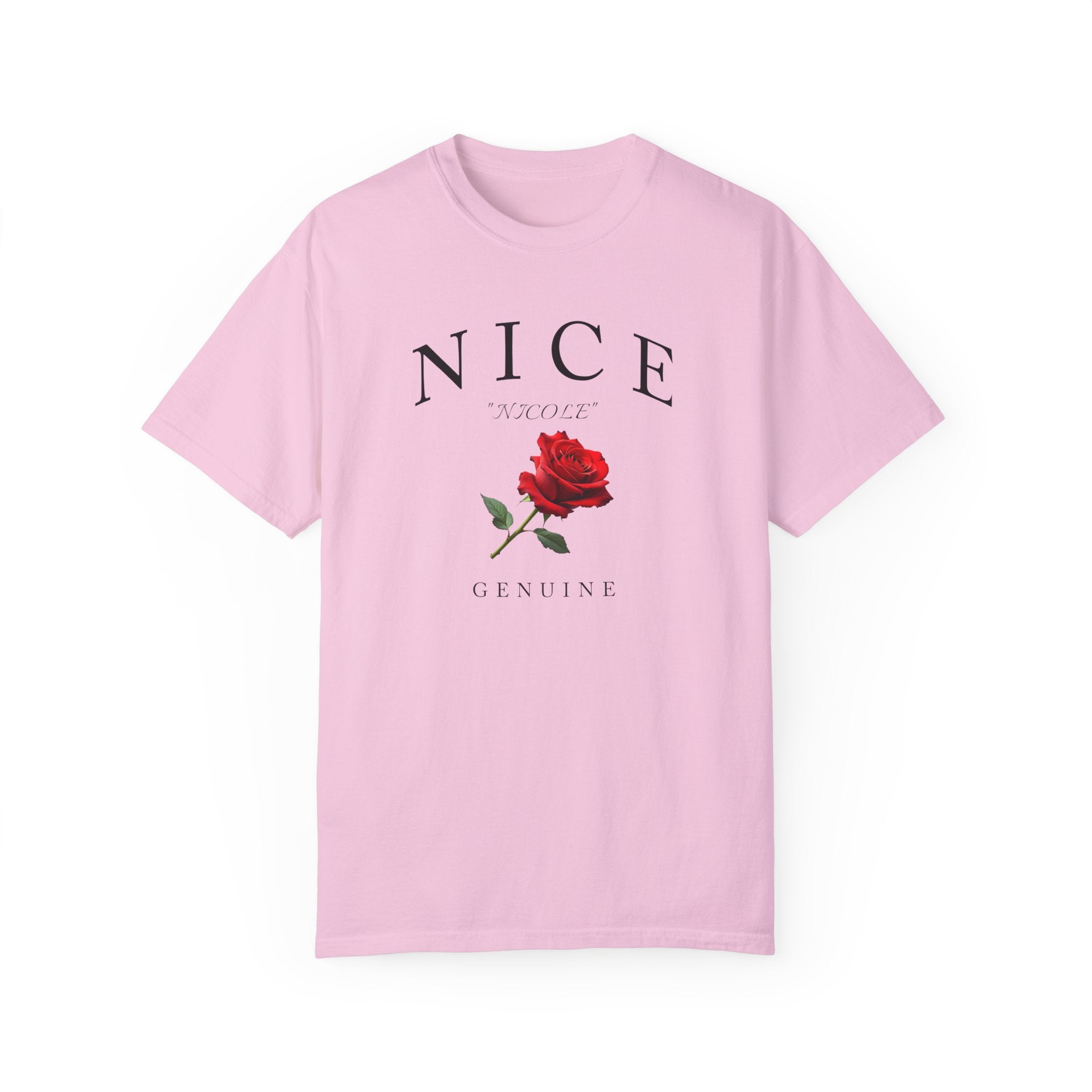 Buy blossom Personalized NICE Comfort Colors 1717 Red Rose T-Shirt