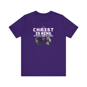 Dual-Crowned Christ Graphic T-Shirt – Inspirational Christian Art Tee