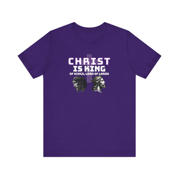 Dual-Crowned Christ Graphic T-Shirt – Inspirational Christian Art Tee