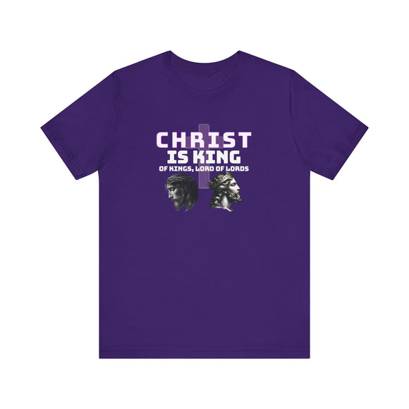 Dual-Crowned Christ Graphic T-Shirt – Inspirational Christian Art Tee