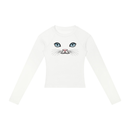 Cat Eyes Women’s Slim Raglan Long Sleeve T-Shirt-11