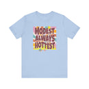Retro Modest is Always the Hottest T-Shirt - Vintage Sunburst Design Tee-15