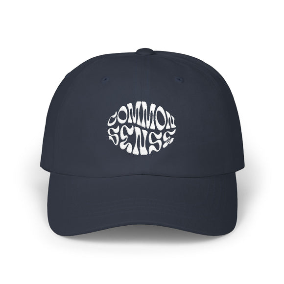 Common Sense Classic Dad Cap - Casual Headwear, Gift for Dad, Unisex Cap, Trendy Accessories