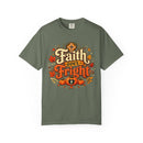 Faith Over Fright Christian Halloween T-Shirt for Fall Festivals-11