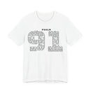 Psalm 91 Text Tee — Scripture Typography Christian T‑Shirt-10
