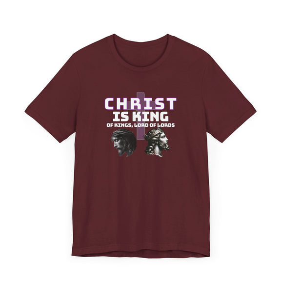 Dual-Crowned Christ Graphic T-Shirt – Inspirational Christian Art Tee