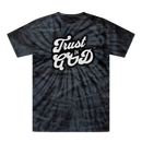 Trust in God Tonal Spider Tie-Dye T-Shirt – Faith-Inspired Retro Christian Tee-2