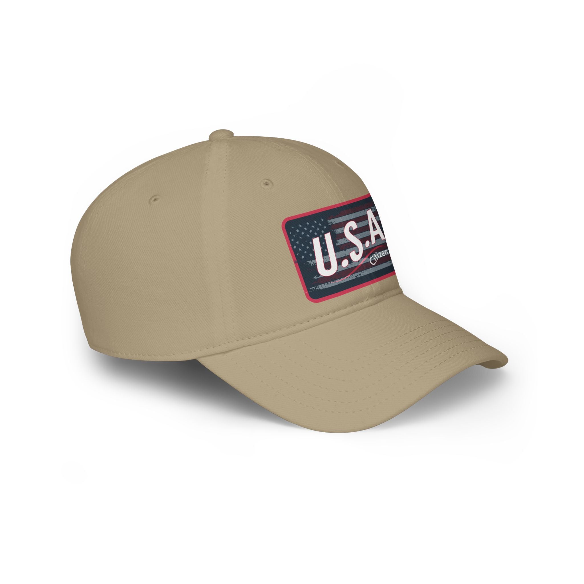 USA Citizen Low Profile Baseball Cap, Patriotic Hat,  Independence Day Hat, Summer Cap, Patriotic July 4th