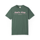 God's Way Proverbs 3:6 Comfort Colors 1717 Christian T-Shirt-5
