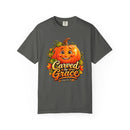 Carved by Grace Ezekiel 36:26 Christian Halloween Cotton T-Shirt-10