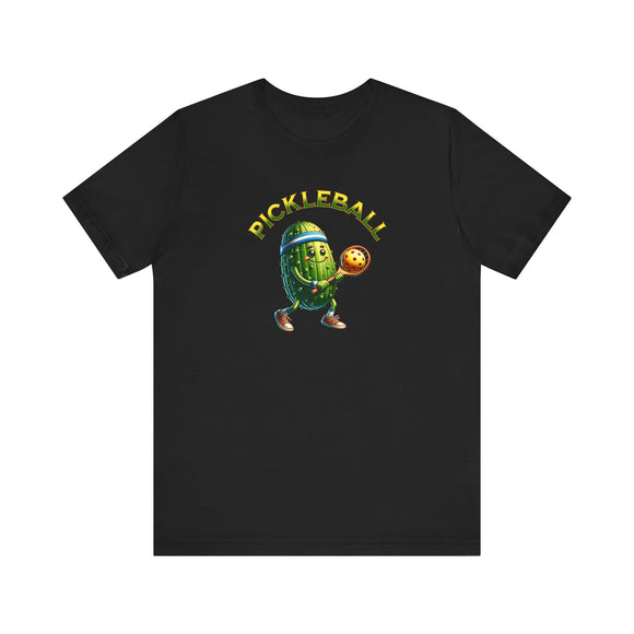 Pickle Playing Pickleball T-Shirt - Funny Dill Pickle Sport Tee