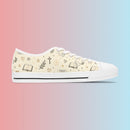 Faith-Inspired Women's Low Top Sneakers — Grace Trust Faith Dove & Cross Pattern-5