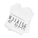 Inspirational Faith T-Shirt | Walking by Faith Tee, Christian Gift, Unisex Style, Spiritual Vibe-7