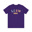 Colorful LCSW Design | Casual Wear, Licensed Clinical Social Worker Tee, Streetwear-4
