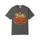 Faith Over Fright Christian Halloween T-Shirt for Fall Festivals-9
