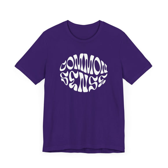 Common Sense Unisex Tee - Retro Casual Streetwear Graphic T-Shirt