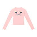 Cat Eyes Women’s Slim Raglan Long Sleeve T-Shirt-13