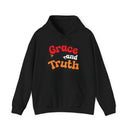 Grace and Truth Retro Unisex Hoodie – Bold Faith-Inspired Design for Everyday Comfort-9