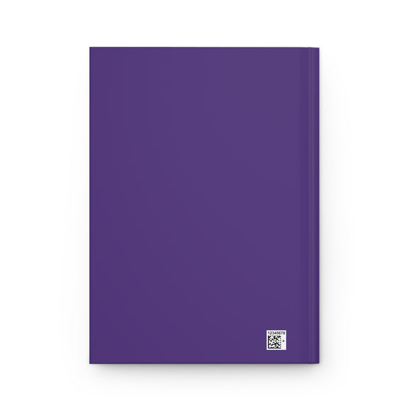 Psalm 23 Journal Purple Hardcover Matte "The Lord is My Shepherd"