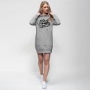 Trust in God Hoodie Dress – Christian Faith Long Hoodie for Women-3