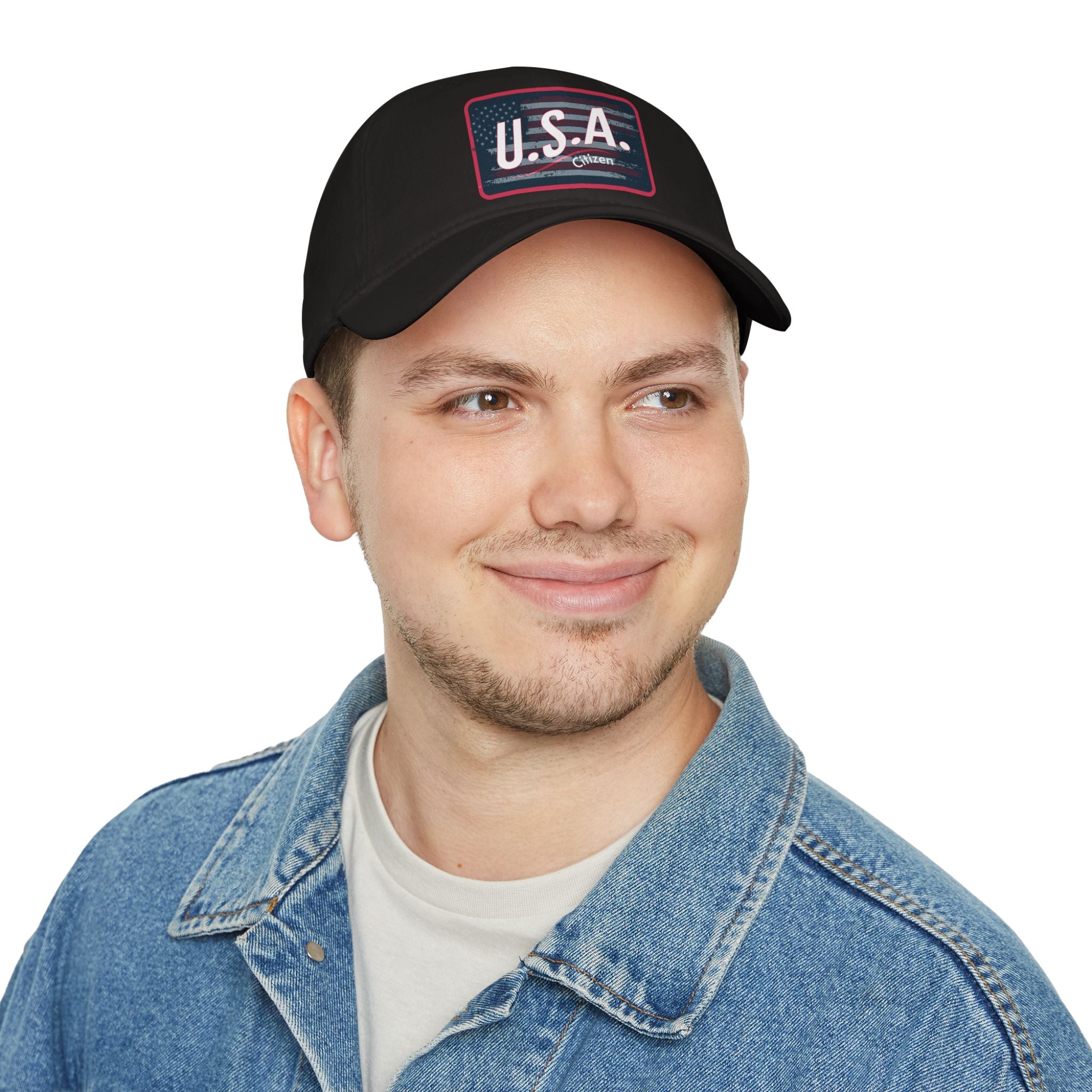 USA Citizen Low Profile Baseball Cap, Patriotic Hat,  Independence Day Hat, Summer Cap, Patriotic July 4th