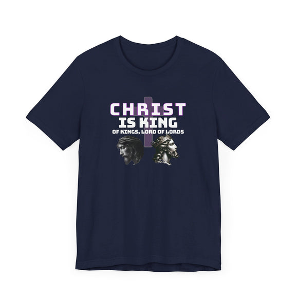 Dual-Crowned Christ Graphic T-Shirt – Inspirational Christian Art Tee