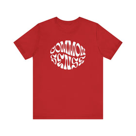 Common Sense Unisex Tee - Retro Casual Streetwear Graphic T-Shirt