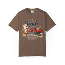 Teach with Faith T-Shirt — Christian Teacher Tee with Proverbs 3:5 Design-10