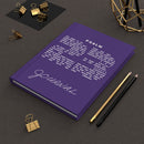 Psalm 23 Journal Purple Hardcover Matte "The Lord is My Shepherd"-6