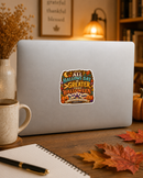 All Hallows Day Is Greater Than Halloween Christian Sticker 3-Pack | Hebrews 12:1-3
