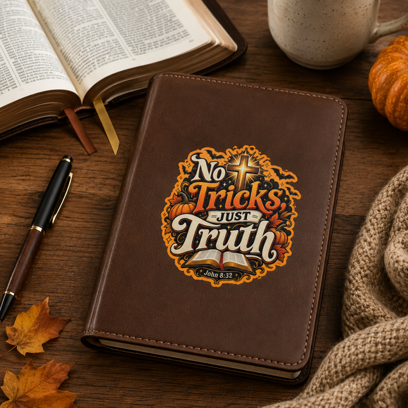 No Tricks, Just Truth Christian Halloween Sticker 3-Pack | John 8:32