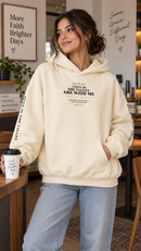 Psalm 23:4 For You Are With Me Christian Oversized Fleece Hoodie-10