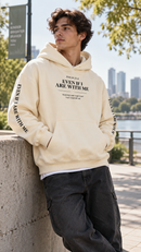 Psalm 23:4 For You Are With Me Christian Oversized Fleece Hoodie-11