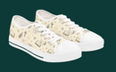 Faith-Inspired Women's Low Top Sneakers — Grace Trust Faith Dove & Cross Pattern-2