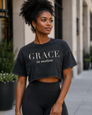 Grace in Motion Women’s Snow-Washed Crop Top-1