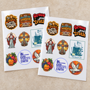 October Christian Sticker Set — 2 Glossy Vinyl Sheets-1