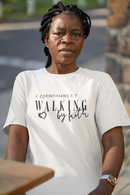 Walking by Faith Tee, Christian Gift, Unisex Style, Spiritual Vibe-14