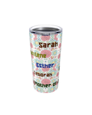 Floral Personalized 20oz - Women Of the Bible Stainless Steel Insulated Tumbler Christian Gift-1