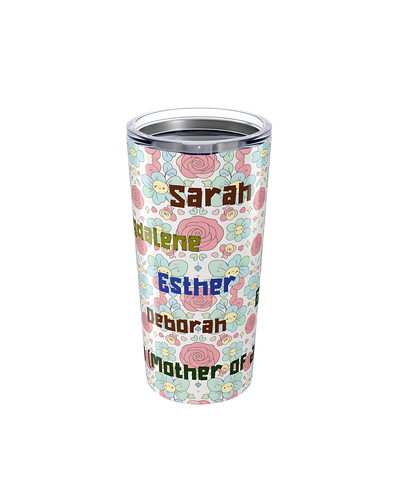 Floral Personalized 20oz - Women Of the Bible Stainless Steel Insulated Tumbler Christian Gift