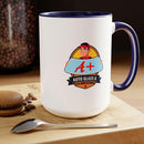 A+ Auto Custom Two - Tone Coffee Mugs, 15oz - Encore2wo15ozRed