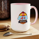 A+ Auto Custom Two - Tone Coffee Mugs, 15oz - Encore2wo15ozRed