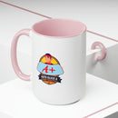 A+ Auto Custom Two - Tone Coffee Mugs, 15oz - Encore2wo15ozRed