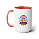 A+ Auto Custom Two - Tone Coffee Mugs, 15oz - Encore2wo15ozRed