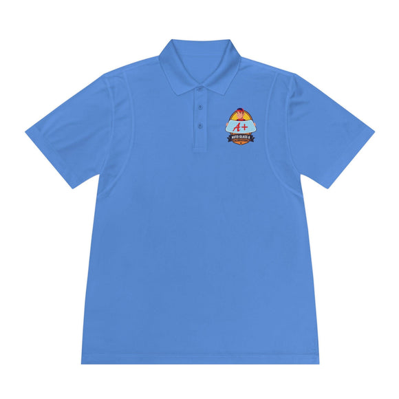 A+ Auto Glass & Calibration Sport Polo Shirt - Encore2woPurpleL