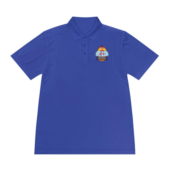 A+ Auto Glass & Calibration Sport Polo Shirt - Encore2woPurpleL